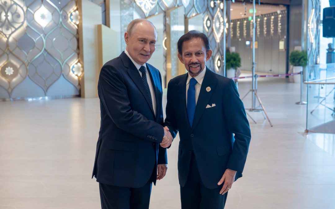 His Majesty The Sultan And Yang Di-Pertuan Of Brunei Darussalam Attends Bilateral Meeting With His Excellency The President Of The Russian Federation