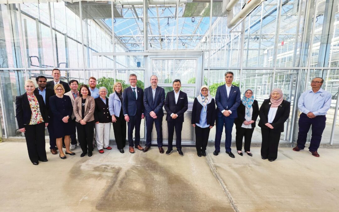 His Royal Highness visited the Western Sydney University Agritech Precinct